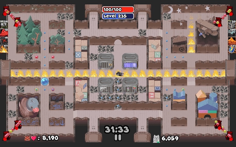 Maze Mice:時間停止の弾幕天国アドベンチャー - 革新的ローグライトゲームレビュー